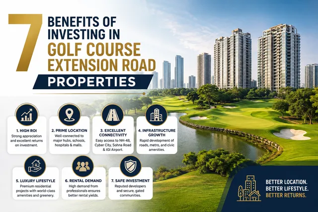 7 Benefits of Investing in Golf Course Extension Road Properties