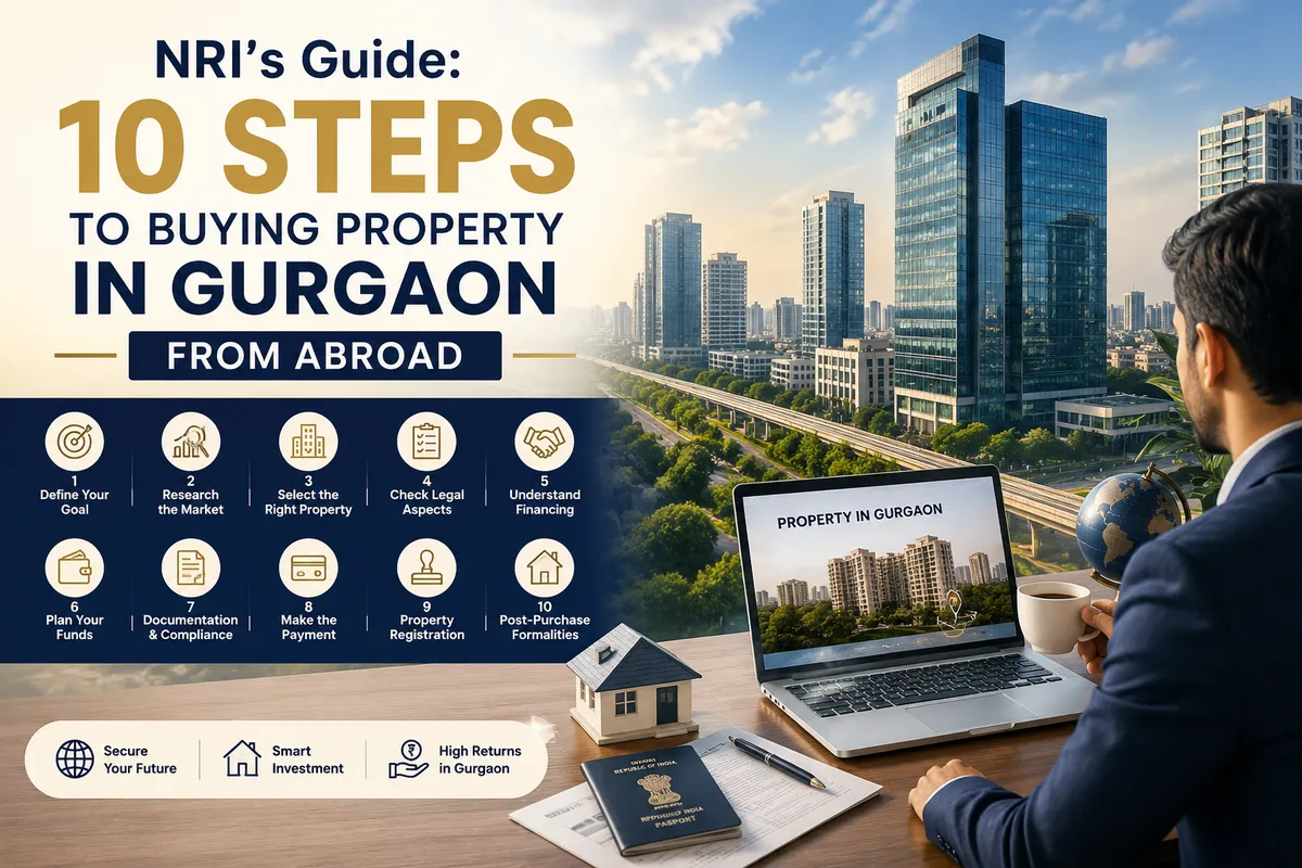 NRI's Guide: 10 Steps to Buying Property in Gurgaon from Abroad