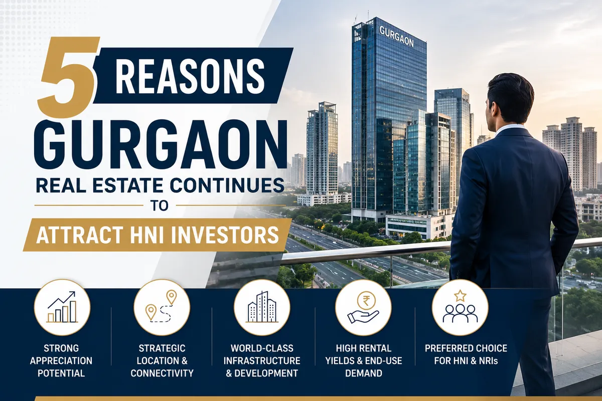 5 Reasons Gurgaon Real Estate Continues to Attract HNI Investors
