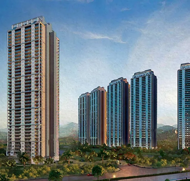 Modern architectural design of DLF The Arbour high-rise luxury community in Sector 63 Gurugram- The Soni Landbase